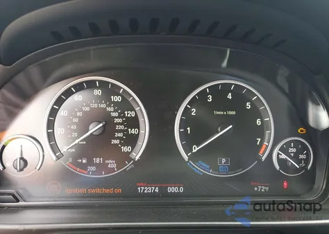 2013 BMW 535 I Hybrid из США, поврежденный, VIN WBAFZ9C5XDC751961